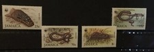  JAMAICA, WWF, Boa, Snake MNH, SC# 591-4  C.V.$60 Complete set Issued in 1984,