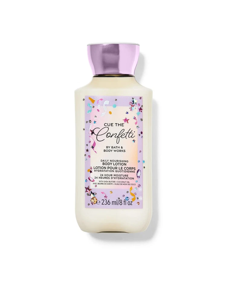 NEW 2 Pack Bath &.Body Cue the Confetti Daydream Fragrance Mist and Lotion 8floz Foto 3 de 3