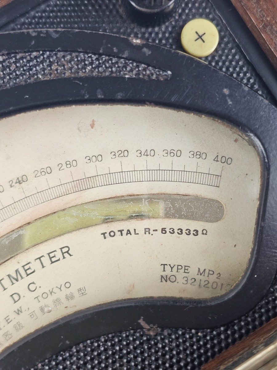 YEW Tokyo Japan Electrical Voltmeter MP2 Yokogawa Denki