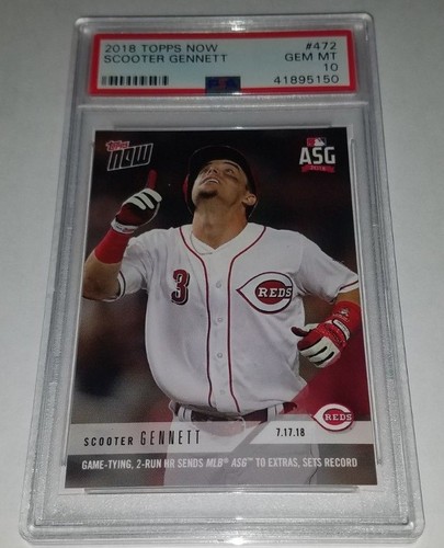 2018 Topps Now 472 Scooter Gennett