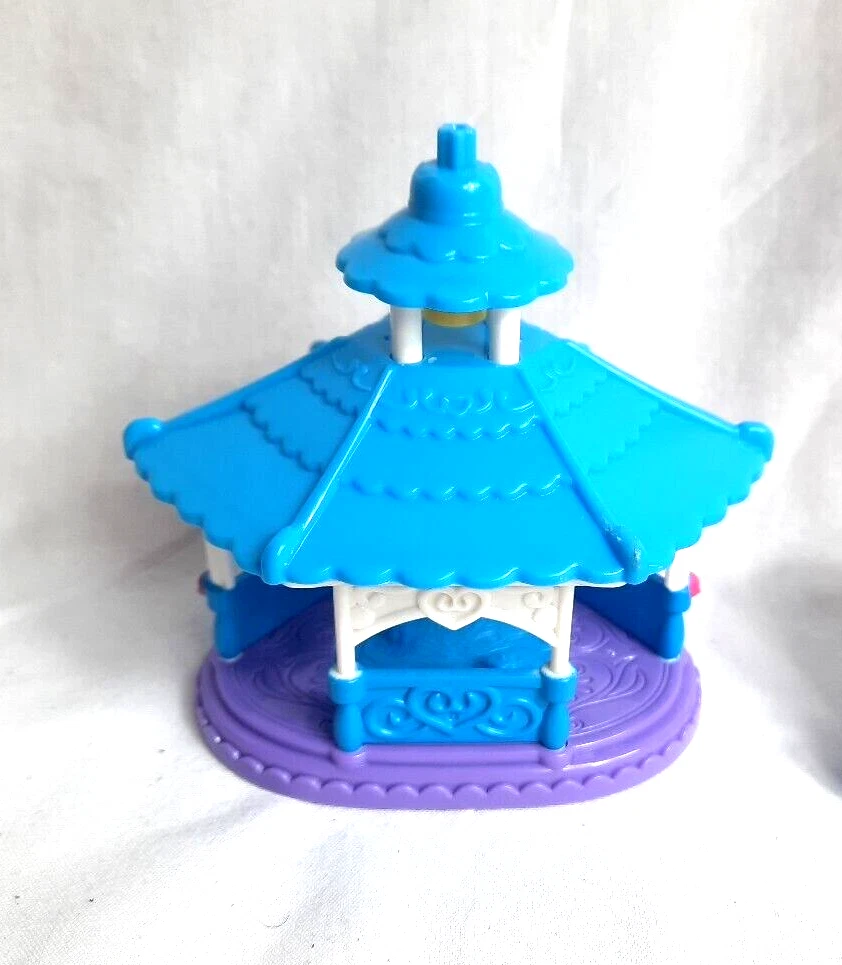  lote brinquedos bonecos carro gazebo squinkies carrage 