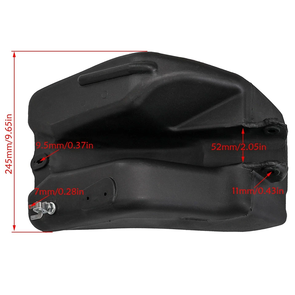 ATV Quad Gas Fuel Tank for GY6 150cc 200cc 250cc 4 Wheeler Roketa Yamoto SunL - Image 3 of 4