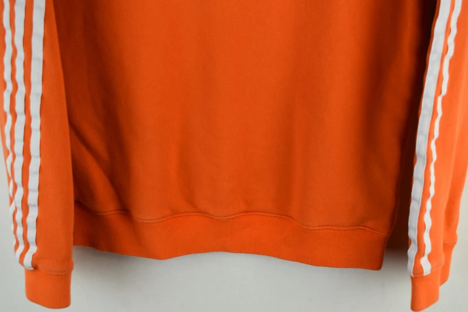 ADIDAS Orange Sweatshirt size Uk 6 Womens Crewneck Pullover Jumper Casual - Image 3 of 4
