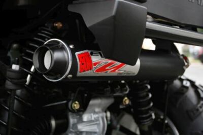 Big Gun EVO Slip-On Exhaust w/ Black Tip For Polaris Sportsman HL 850 2016-2024