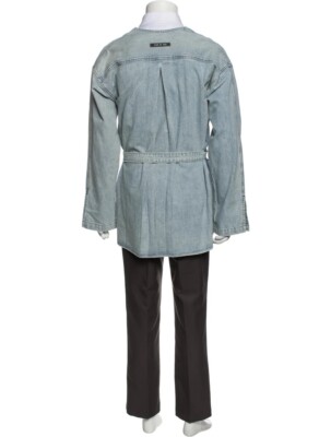 NWT FEAR OF GOD Sixth Collection Denim Kimono Cape Jacket NWT FEAR OF GOD Sixth Collection Denim Kimono Cape Jacket