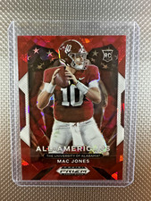 2021 Panini Prizm Draft Picks - All-American Red Ice Prizm #183 Mac Jones (RC)