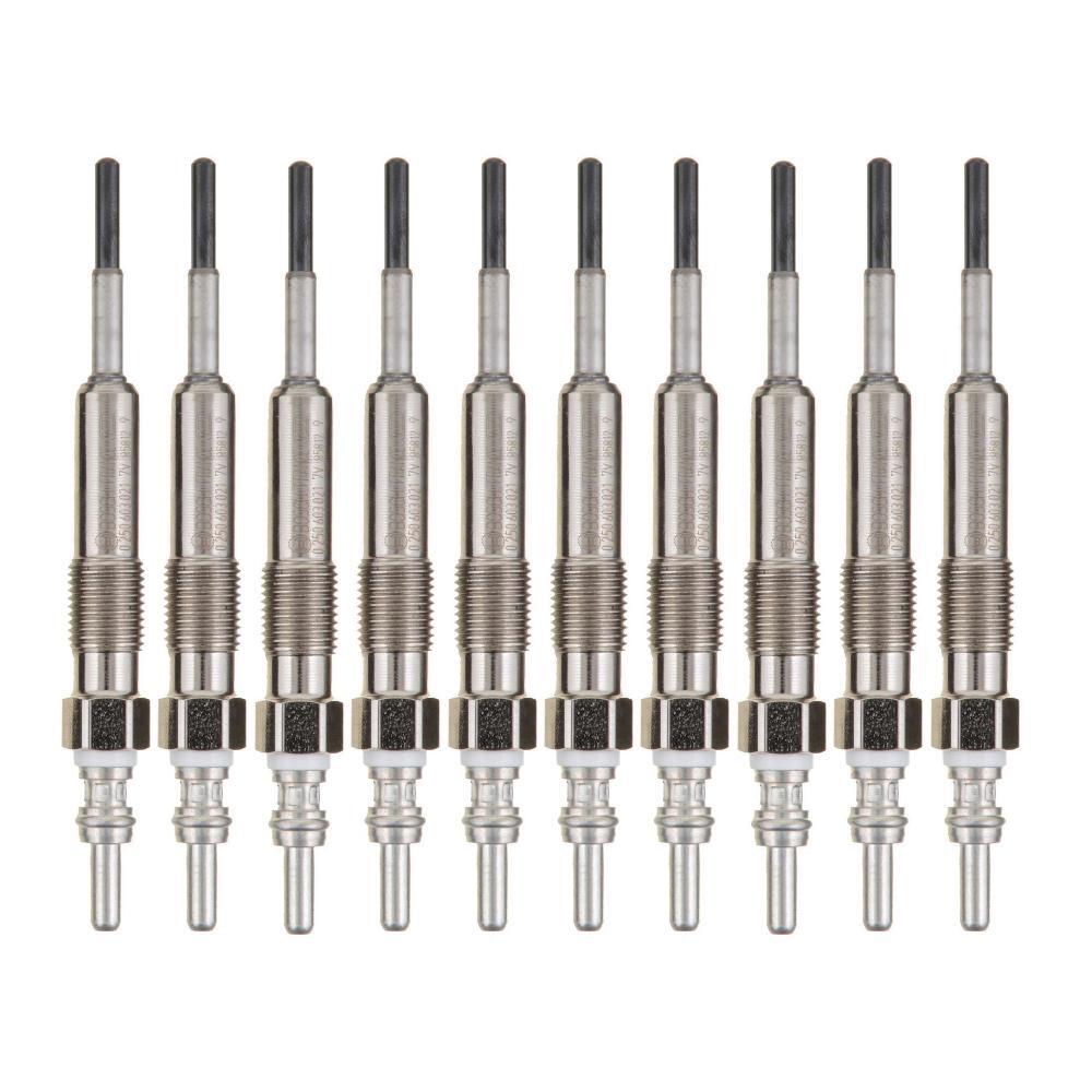 Bosch 0250603021 Set of 10 Diesel Glow Plugs 10mm for VW Touareg TDI V10 5.0 4.9