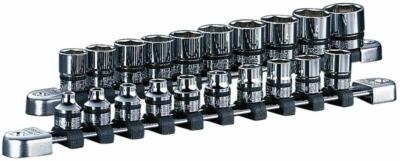 KTC GENUINE OEM 9.5sq (3/8in) POLYGON (12 POINT) WRENCH SOCKET 5.5-24mm SET
