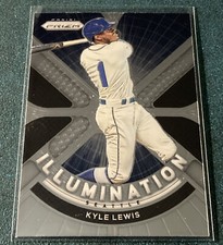 2021 Panini Prizm Illumination Kyle Lewis Seattle Mariners Baseball Card IL-8