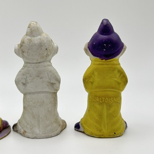 Vintage (Lot of 5) DOPEY Ceramic Figurine from Snow White Walt Disney 1930s - Picture 7 of 20