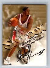 1998-99 Skybox Premium Autographics Insert Othella Harrington On Card Auto