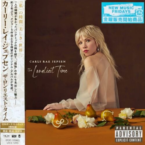 Carly Rae Jepsen: The Loneliest Time: Japanese CD + 2 Bonus Tracks & Obi Strip - Afbeelding 1 van 3