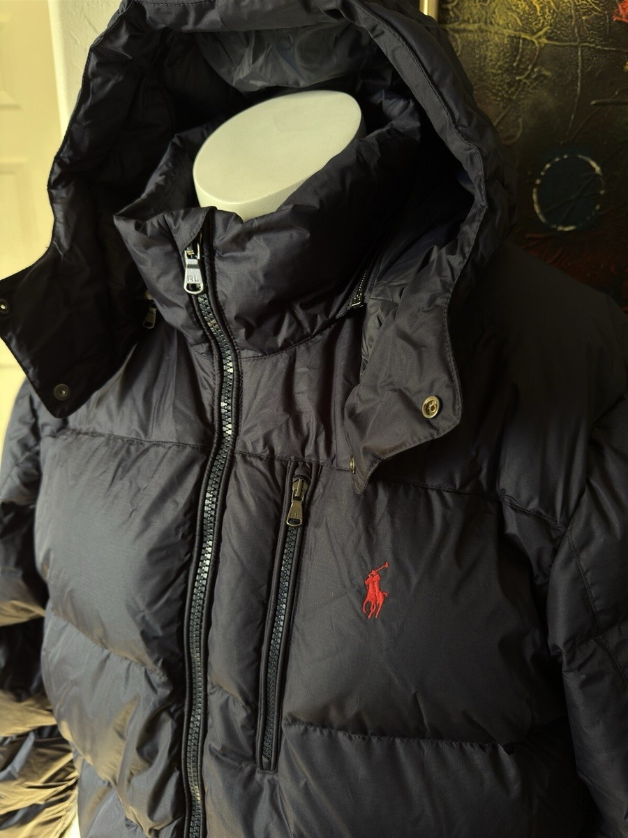 Polo Ralph Lauren Men Classic EL Cap Gorham Down Jacket Navy