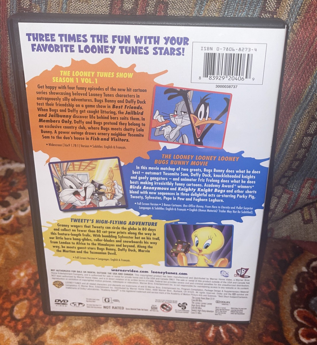Looney Tunes 3 Pack (DVD 2008) (C8) 883929204069| eBay