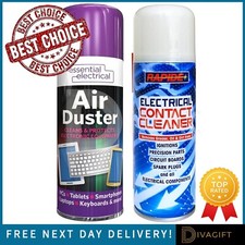 COMPRESSED AIR DUSTER SPRAY PROTECTS CLEANS LAPTOPS KEYBOARDS PCS 200ML 400ML 