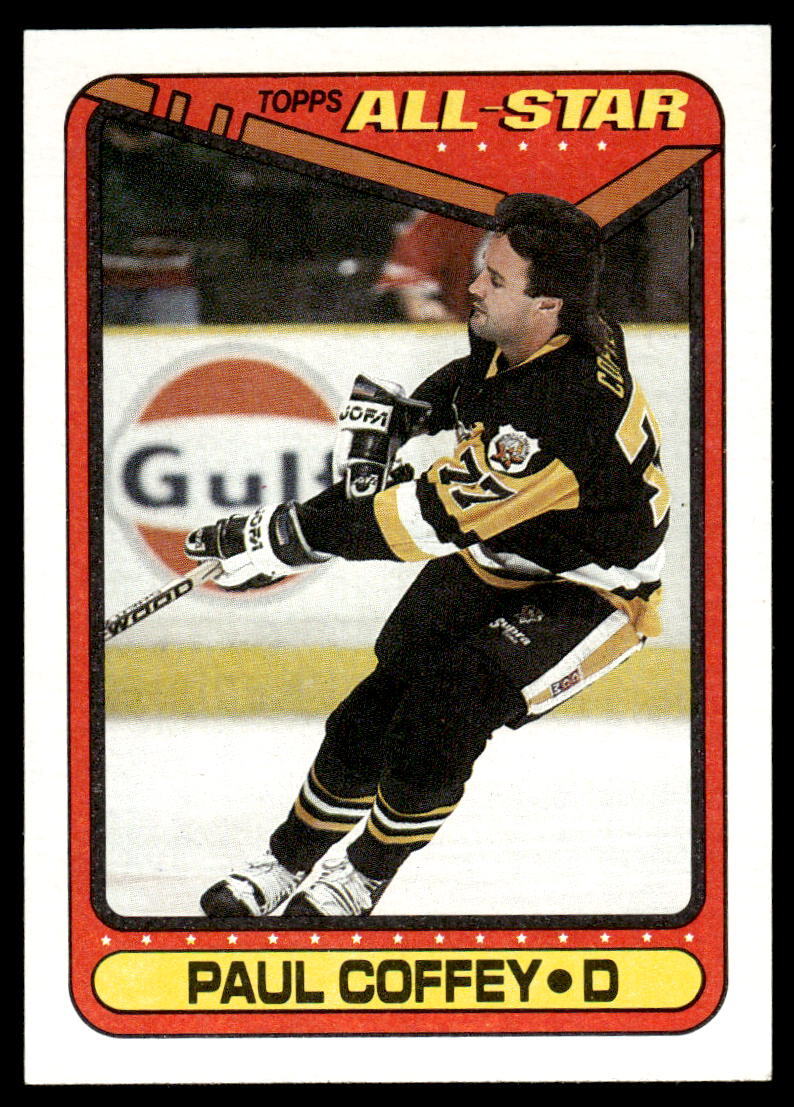 Paul Coffey 1990-91 Topps Pittsburgh Penguins Near Mint or Better 