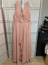 Maxi dress peach color NWOT size 10