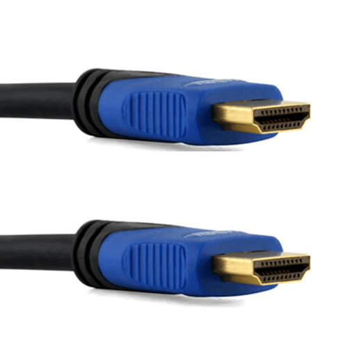 Premium 75ft HDMI Cable braided For BLURAY 3D DVD PS4 XBOX LCD Blue HDTV 1080P - Picture 2 of 2