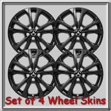 Black 17" Ford Escape Wheel Skins Hubcaps 2018-2019 Black Wheel Covers