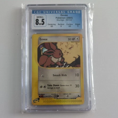 2003 Pokémon Eevee – Skyridge – 54/144 CGC 8.5