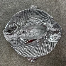 Arthur Court Salmon Chip And Detachable Dip Tray Vintage Platter 2004 Retired