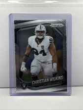 2025 Panini Prizm Christian Wilkins #40 Las Vegas Raiders NFL NM