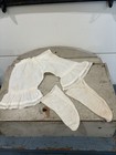 Antique White Rag Doll Fabric Bloomers and Old White Fabric Rag Doll  Stockings — photo 3