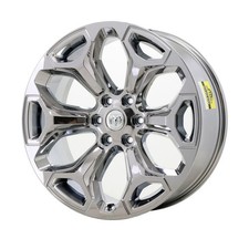 22 Dodge Ram 1500 Pvd Bright Chrome-c Wheel Rim Factory Oem 2685 2019-2024