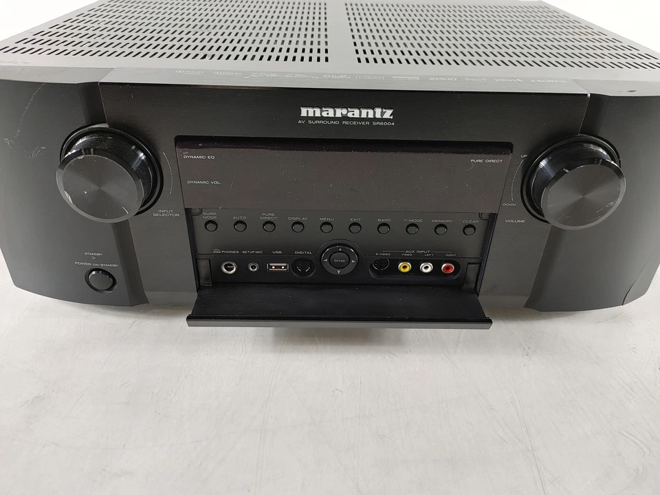 Marantz SR6004 Home Theater Surrond Receiver 7.1 Channel HDMI Black For Parts - Image 2 of 4