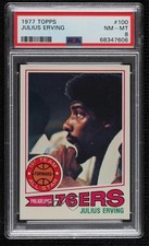 1977-78 Topps White Back Julius Erving #100 HOF 14t3