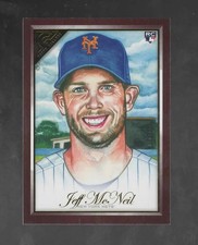 2019 Topps Gallery Wood #45 Jeff McNeil ROOKIE CARD  ID:67844