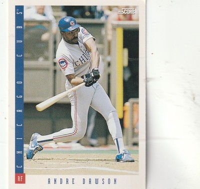 FREE SHIPPING-MINT-1993 Score 552 Andre Dawson Chicago Cubs