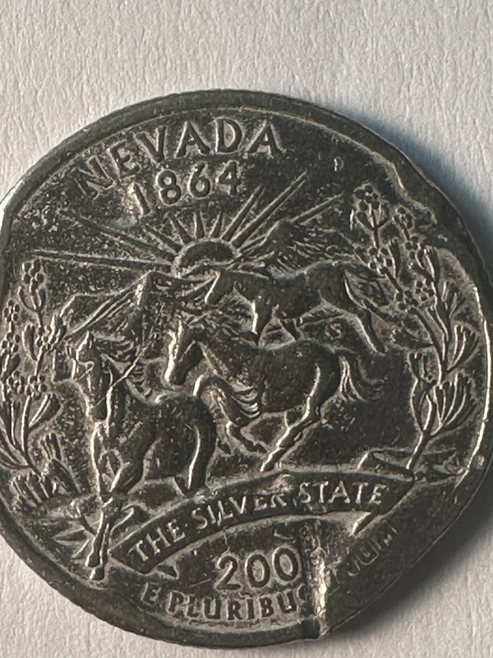 2006 Nevada Quarter Mint Error On Obverse & Reverse - Image 4 of 4