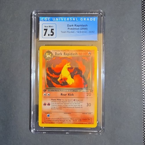 Dark Rapidash (1st Edition) graded CGC 7.5 for sale on eBay