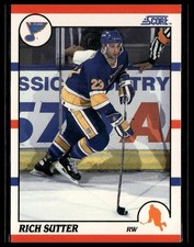 1990-91 Score American #281 Rich Sutter St. Louis Blues