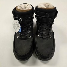 Hey Dude Men's Bradley Classic Tumbled Black/Black Shoes NIB 2025