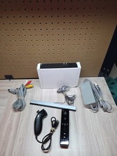 Nintendo Wii Model RVL-001 White Home Console Tested Working