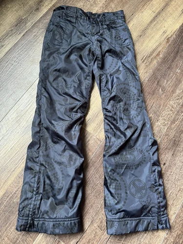 OLD NAVY GIRLS SNOW SKI PANTS SIZE S 6-7 Hearts & Peace Signs