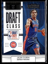 2022-23 Panini Contenders #18 Jalen Duren 2022 Draft Class Contenders