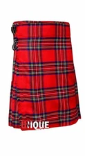 Men's 5 Yard Scottish Kilts Tartan Kilt  Highland Casual Kilt