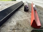 Antique Wooden Mahjong Tile Racks Two Black One Red — photo 8