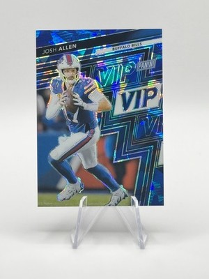 2025 Panini NSCC Josh Allen VIP Gold Packs Blue Sparkle /75 #30