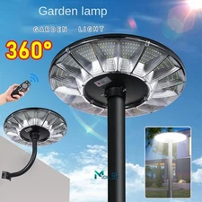 Huge 11000W Commercial Solar Street Light Dusk to Dawn Lamp For Parking Lot 360°
