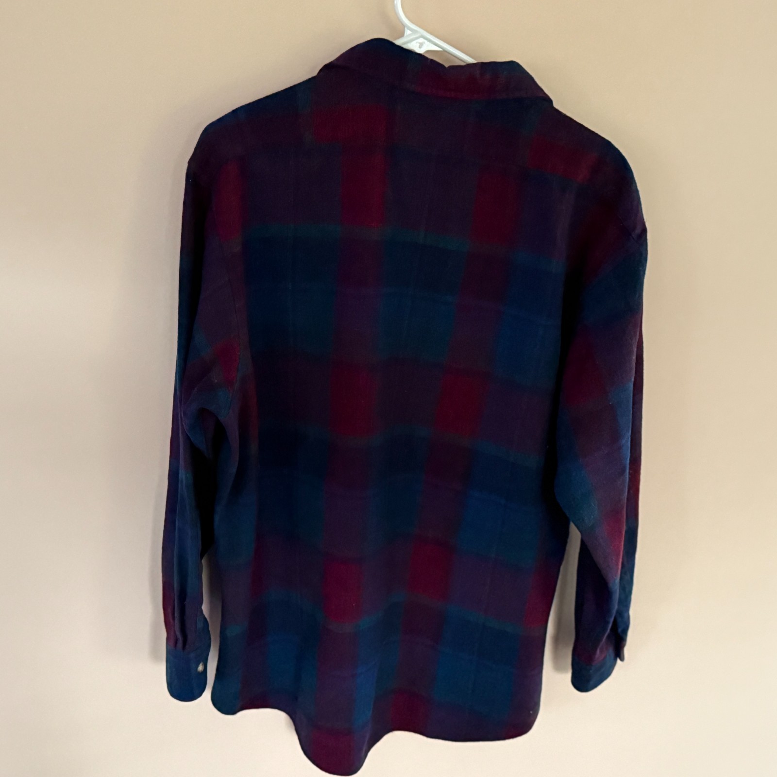 Pendleton Wool Button Down Western Work Shirt Blu… - image 2