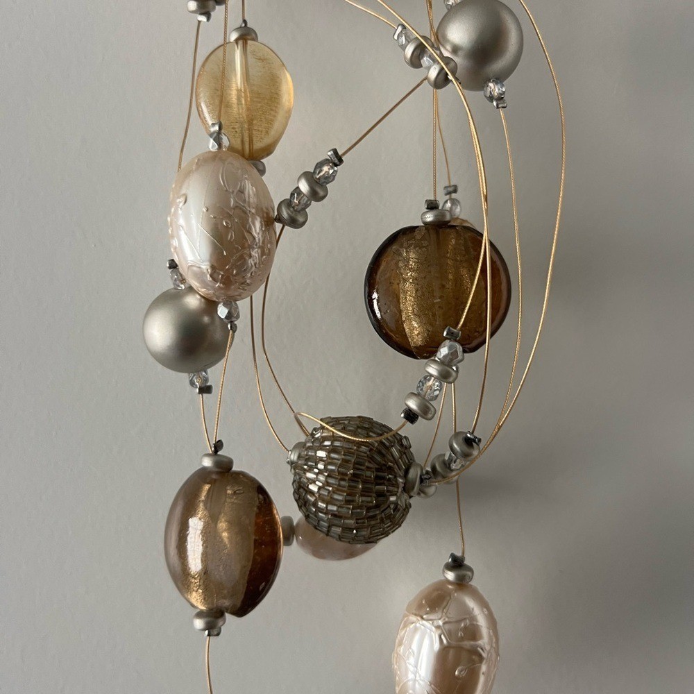 Chico's Multi-Stranded Beaded Boho Statement Neck… - image 2