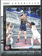 Caitlin Clark Basketball Card 2025 Panini Chronicled #48 Indiana Fever
