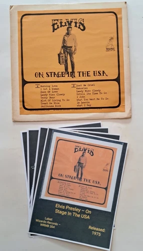 Elvis Presley "On Stage In The U.S.A" (1975) LP, W/EXTRAS & Free Shipping