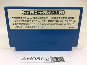 AH9502 The Earth Fighter Rayieza Ginga No Sannin NES Famicom Japan