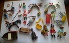 Variety Lot of Vintage Playmobil Figures Horses Accessories