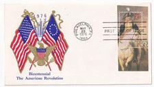 STAMP US SCOTT 1686b "Gen. Benjamin Lincoln : Bicentennial" 1976 13 CENT FDC
